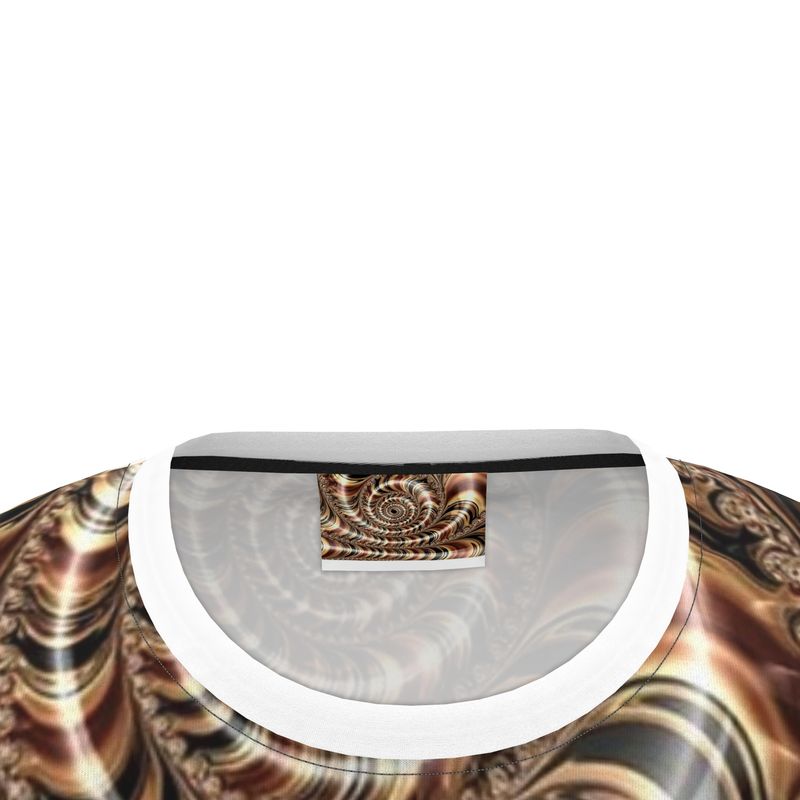 Chocolate Fractal Swirl T-shirt