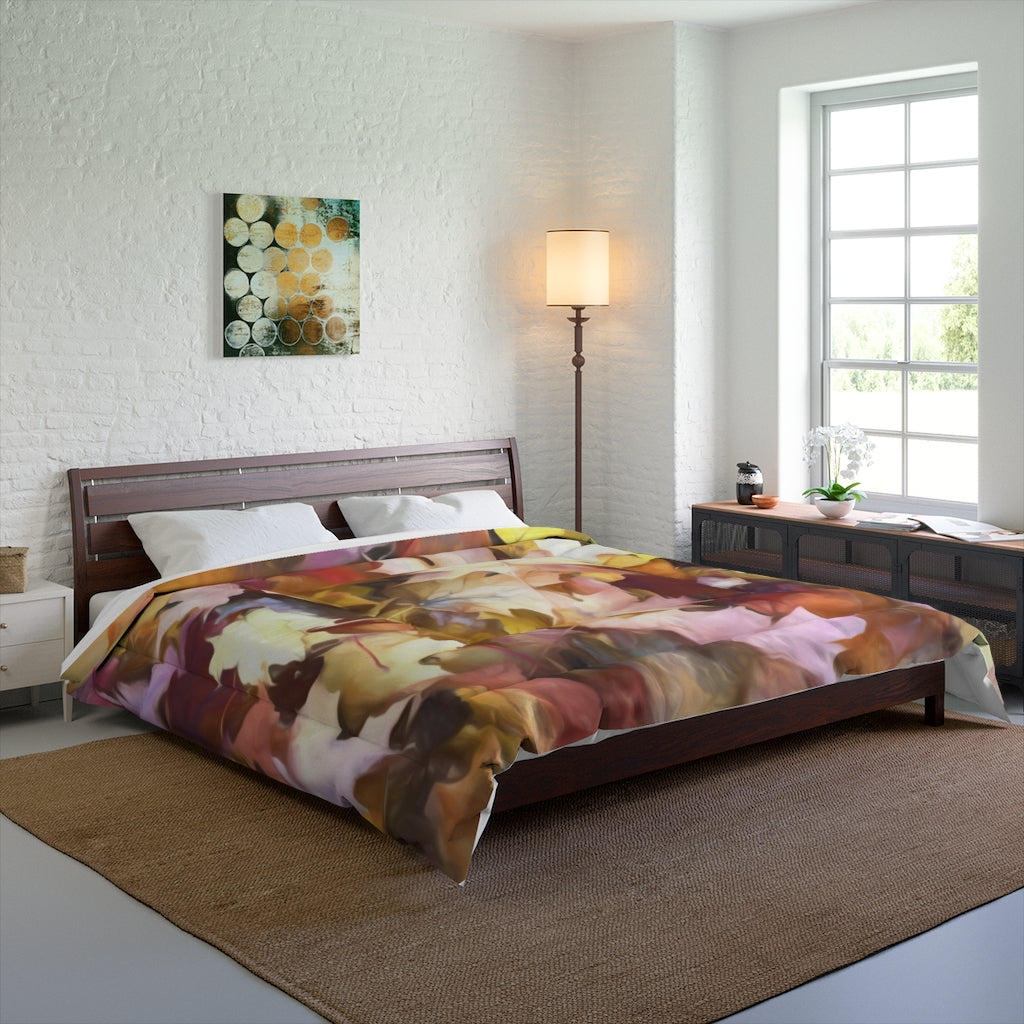 Fall Leaves Bright Comforter