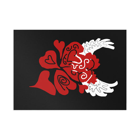 Hearts and Wings Fine Art Postcards