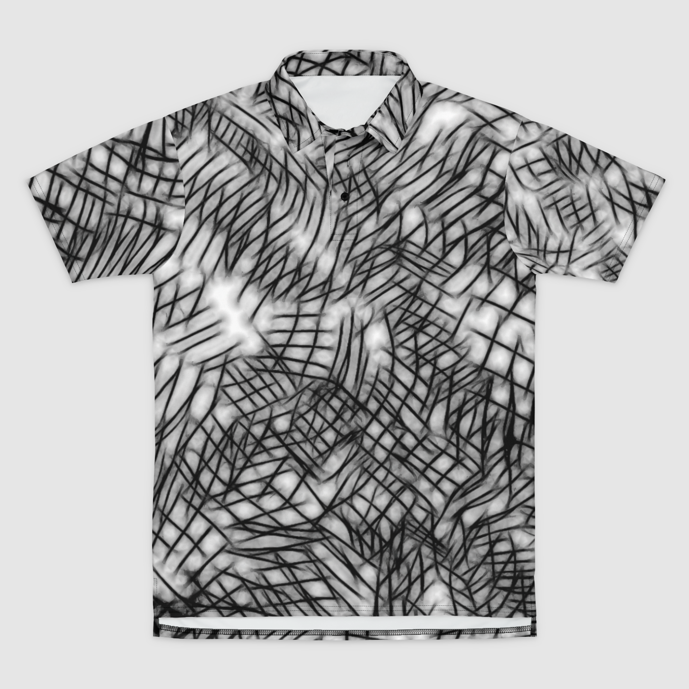 Pen Crosshatch Mens Polo Shirt
