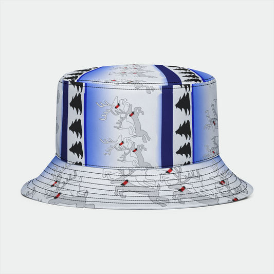 Reindeer Sweater Pattern Bucket Hat