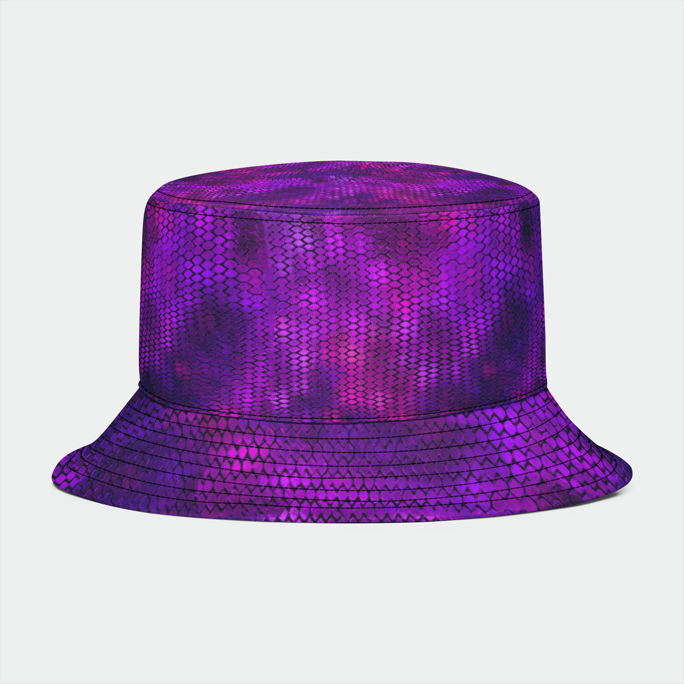 Pink Dragon Scales Bucket Hat