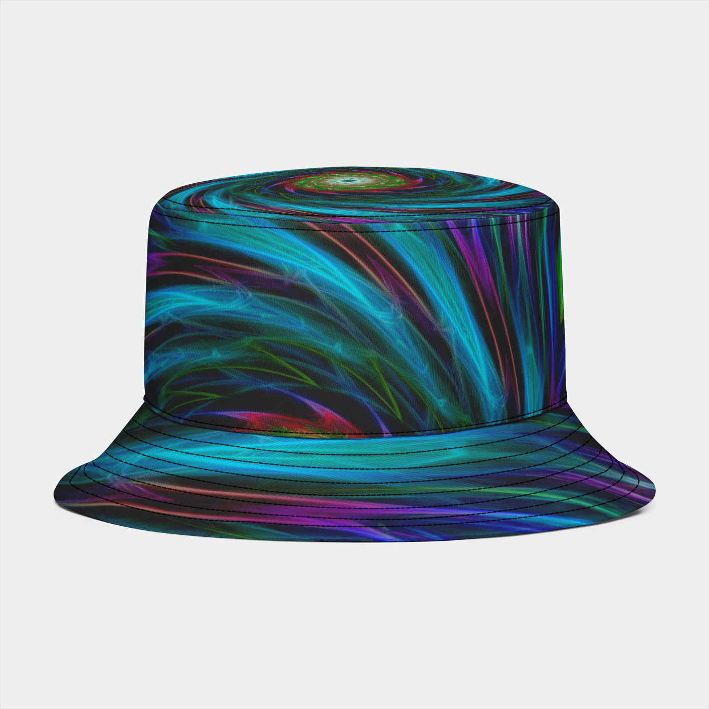 Turquoise Swirl Bucket Hat