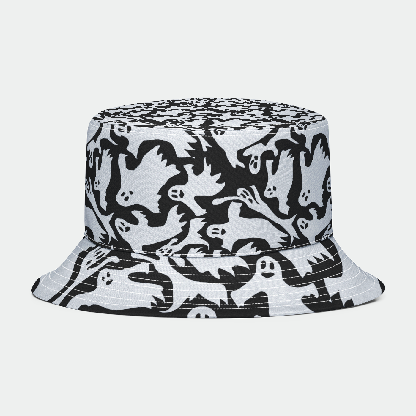 Ghosts Pattern Bucket Hat