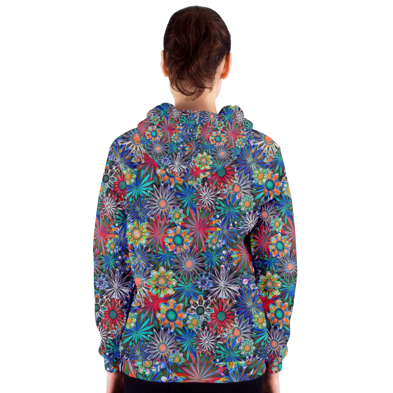 Daisy Garden Women's Zipper Hoodie