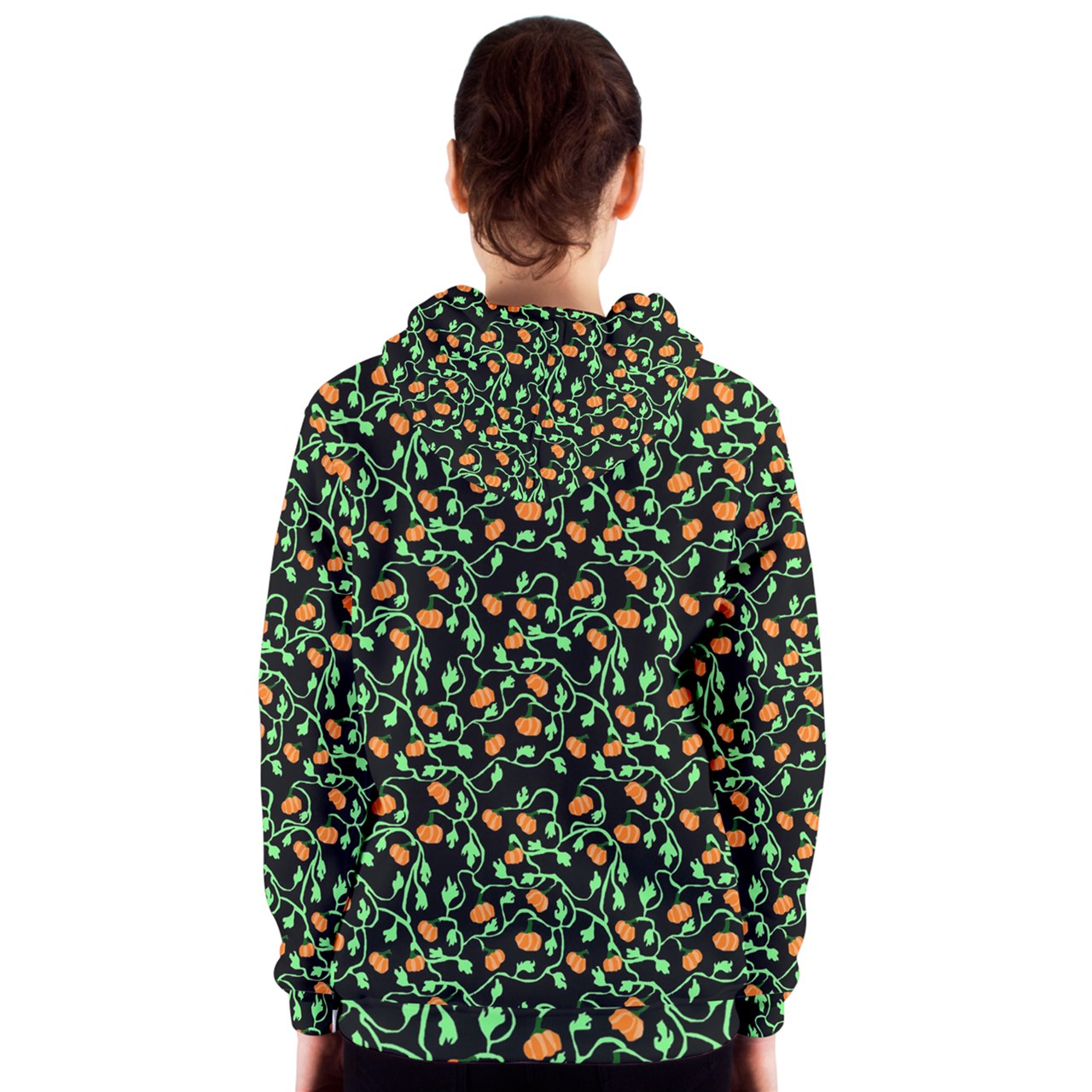 Pumpkin Vines Women's Zipper Hoodie
