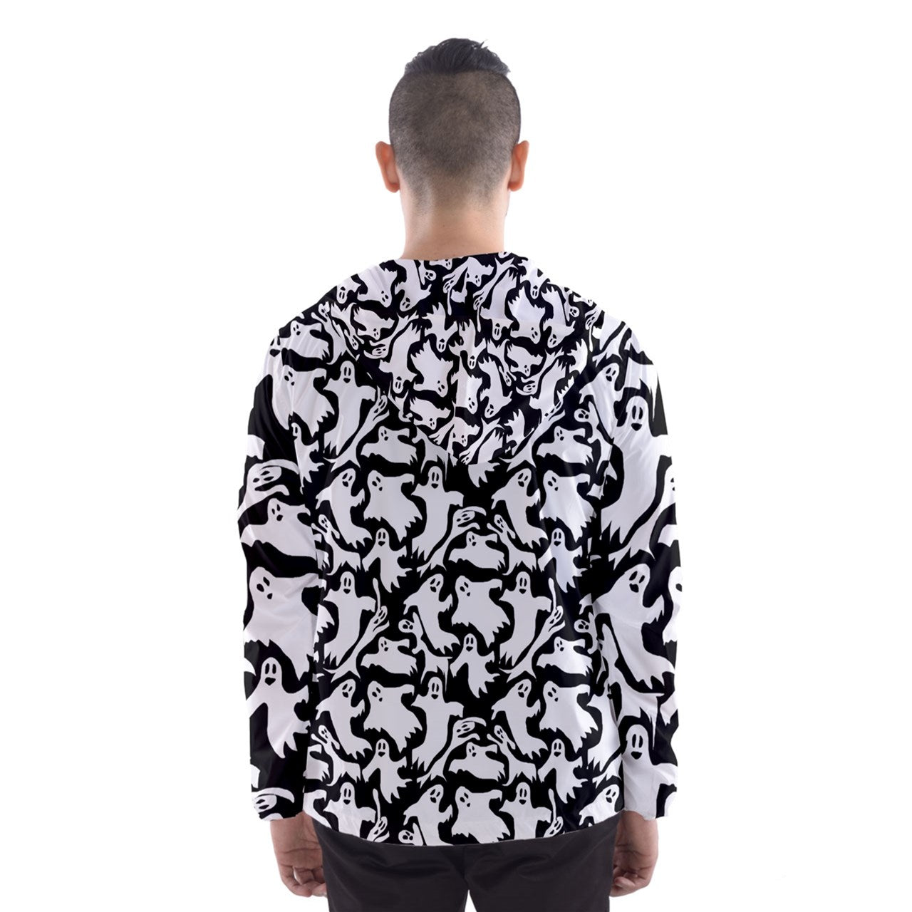 Ghosts Men's Hooded Windbreaker