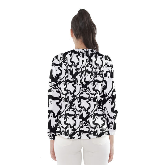Ghosts Women's Hooded Windbreaker