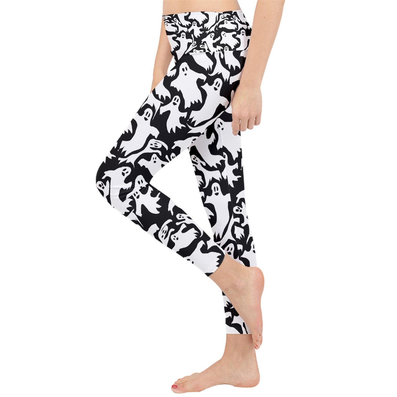 Ghosts Lightweight Velour Classic Yoga Leggings