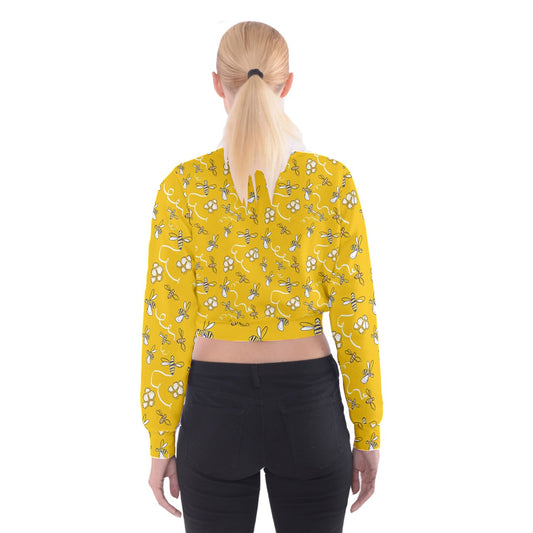 Honeybees Cropped Sweatshirt