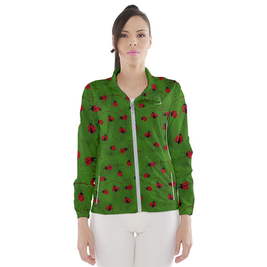 Ladybugs  Women's Windbreaker