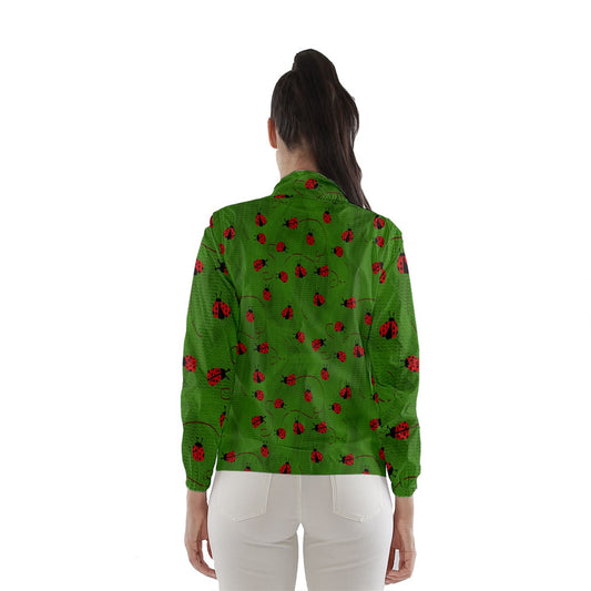 Ladybugs  Women's Windbreaker