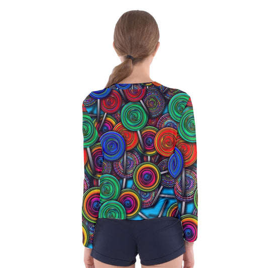 Colorful lolipops Women's Long Sleeve Tee
