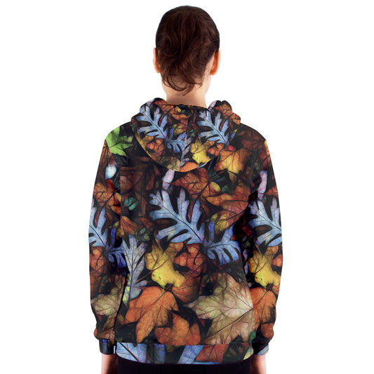 Mid October Leaves Women's Zipper Hoodie