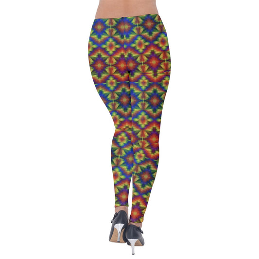 Carnival Kaleidoscope Velvet Leggings