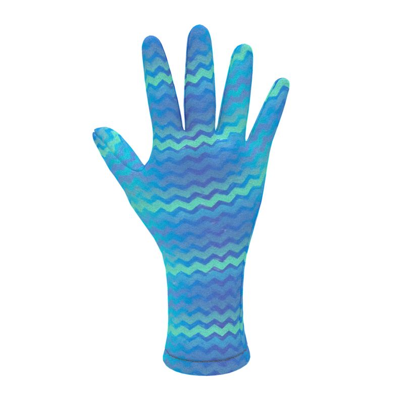 Mermaid Stripe Fleece Gloves
