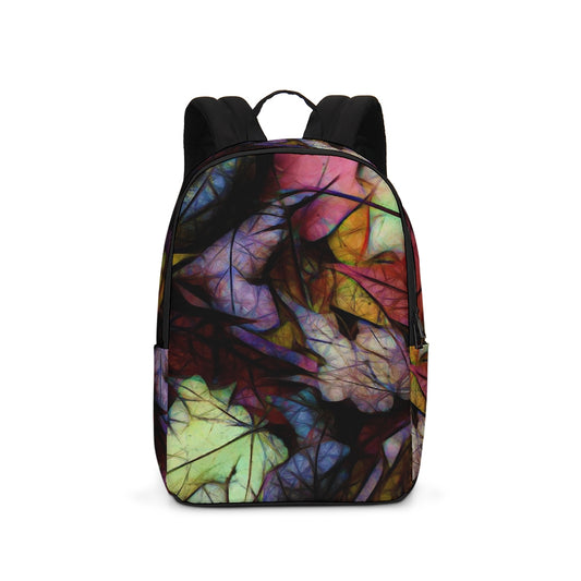 Fall Leaves Abstract Large Backpack