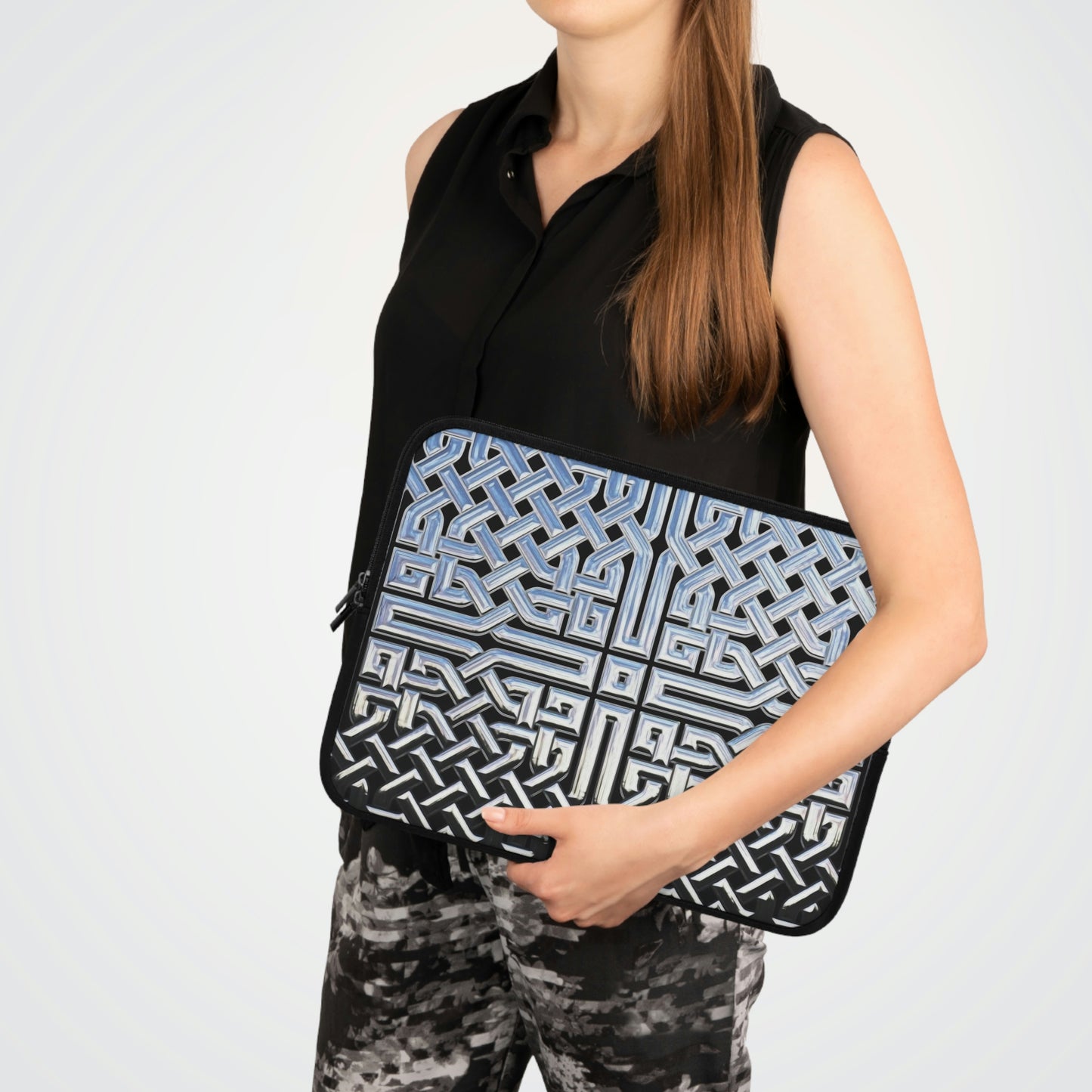Chrome Celtic Knot Laptop Sleeve