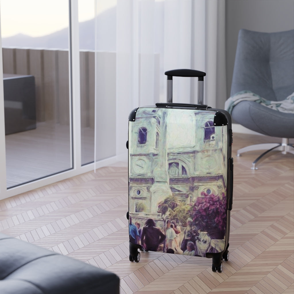 Spanish Steps In Rome Suitcases