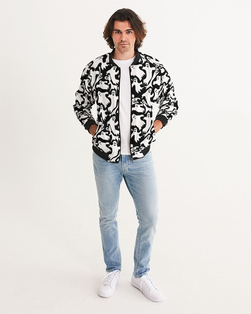 Ghosts Pattern Men's Bomber Jacket