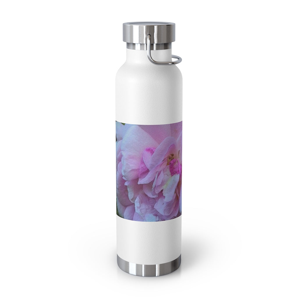 Wild Pink Rose 22oz Vacuum Insulated Bottle