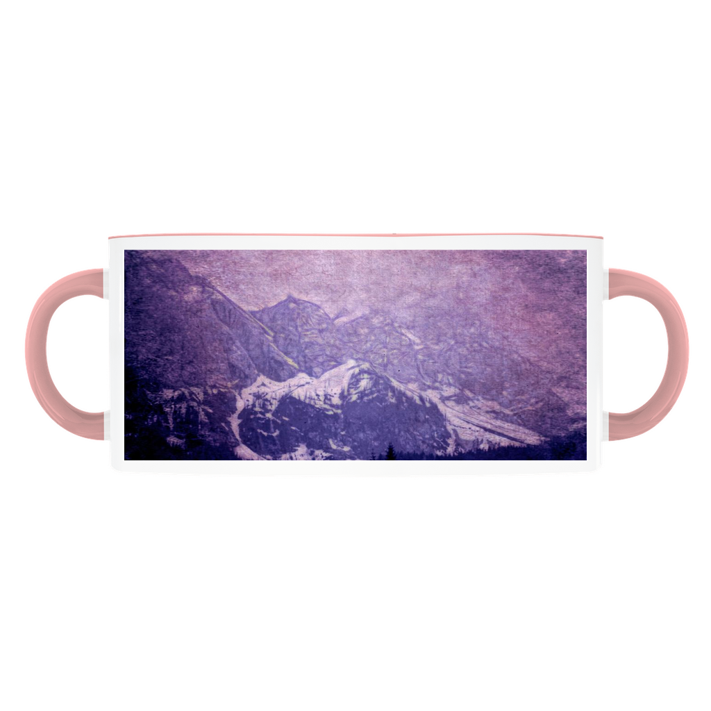 Mountains Distant Vintage Travel Accent Mugs