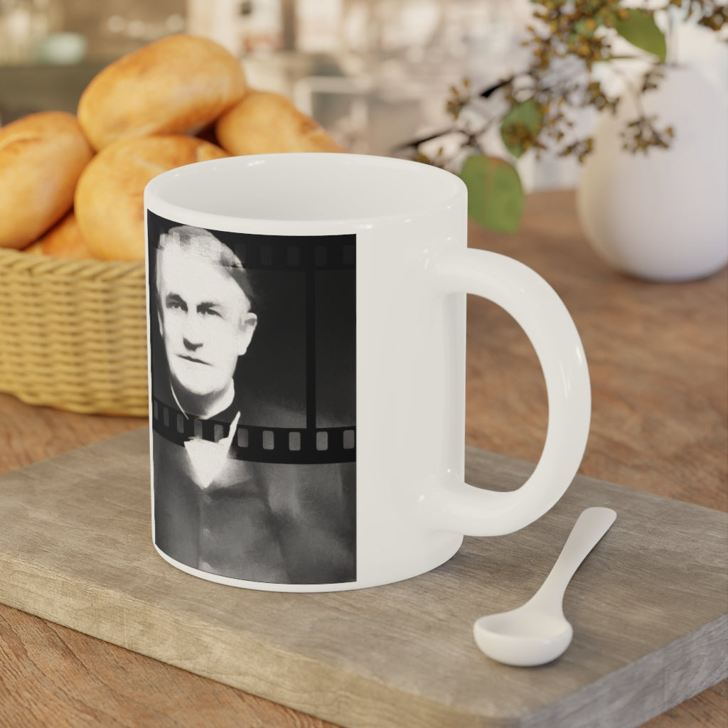 Silent Film Thomas Edison Ceramic Mugs (11oz\15oz\20oz)