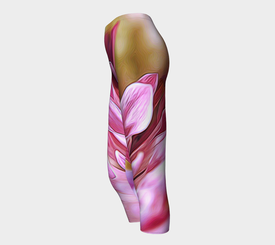 Pink Flower Capris