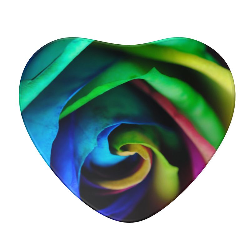 Rainbow Roses Triple Pendant Necklace