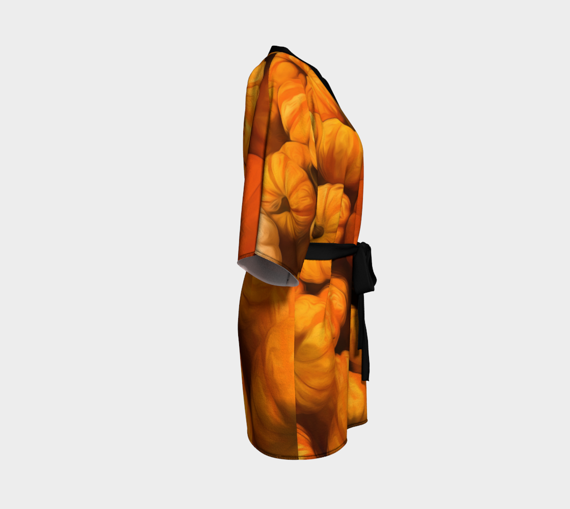 Pumpkins Kimono Robe
