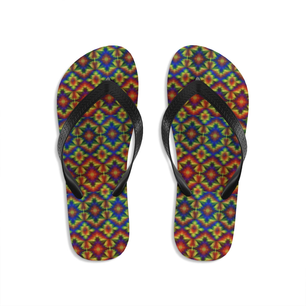 Carnival Kaleidoscope Unisex Flip-Flops
