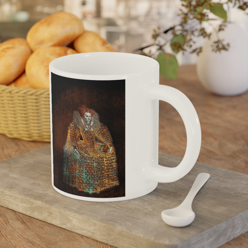 Elizabeth I In Gold Ceramic Mugs (11oz\15oz\20oz)