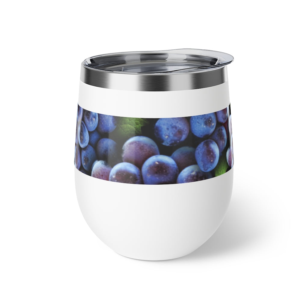 Grapes on the Vine Copper Vacuum Insulated Cup, 12oz