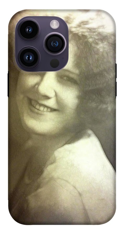 1931 Woman With Soft Hair - Phone Case