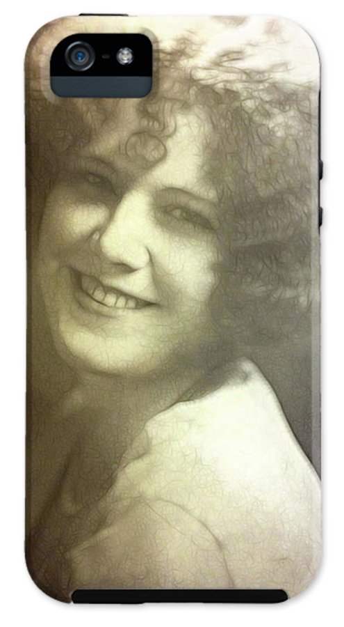 1931 Woman With Soft Hair - Phone Case