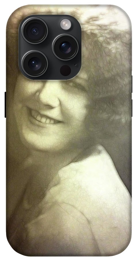 1931 Woman With Soft Hair - Phone Case
