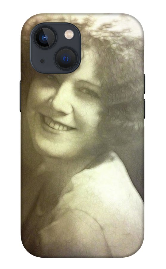 1931 Woman With Soft Hair - Phone Case