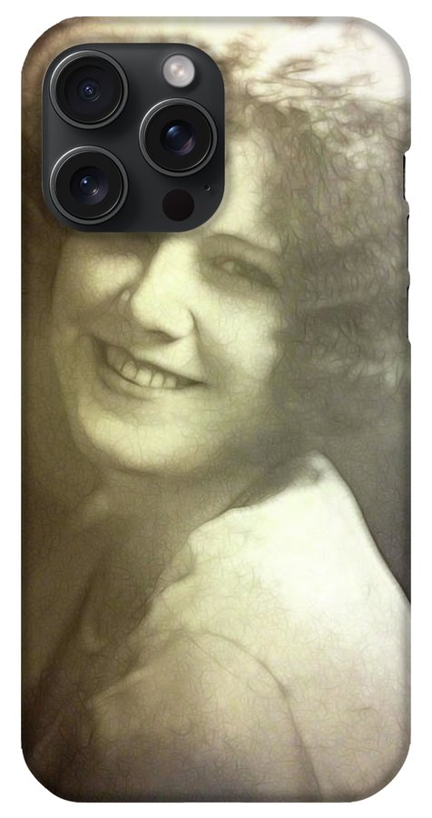 1931 Woman With Soft Hair - Phone Case