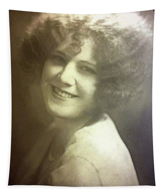 1931 Woman With Soft Hair - Tapestry
