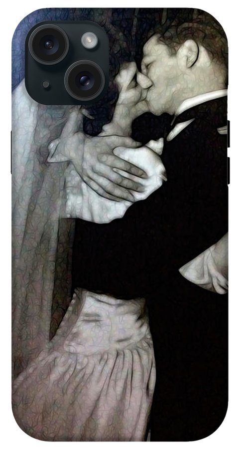 1940s Wedding Kiss - Phone Case
