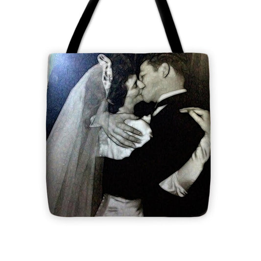 1940s Wedding Kiss - Tote Bag