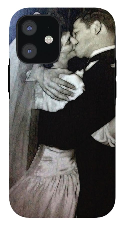 1940s Wedding Kiss - Phone Case