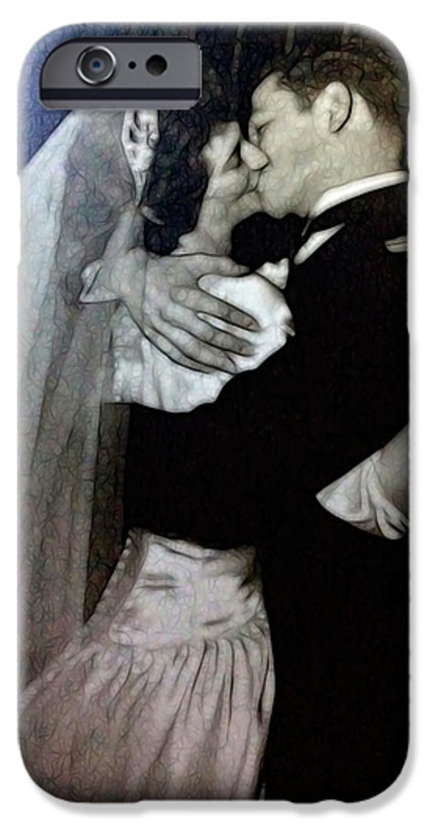 1940s Wedding Kiss - Phone Case