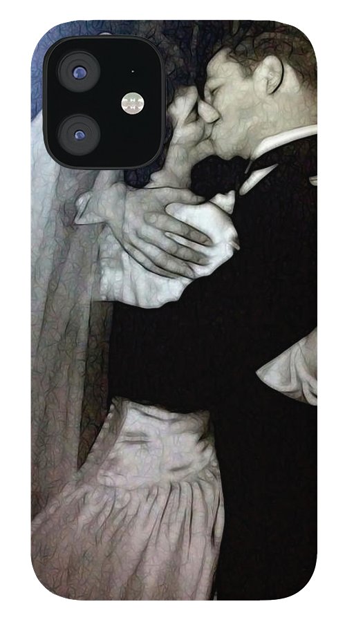 1940s Wedding Kiss - Phone Case