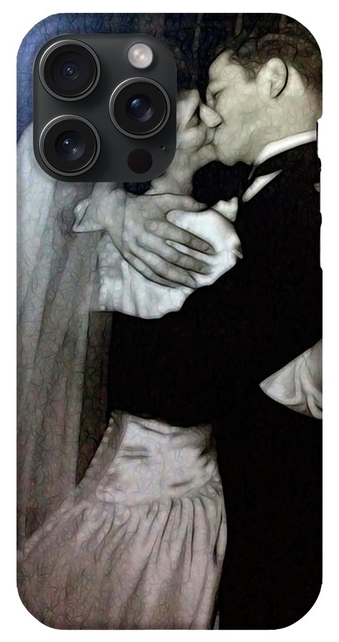 1940s Wedding Kiss - Phone Case