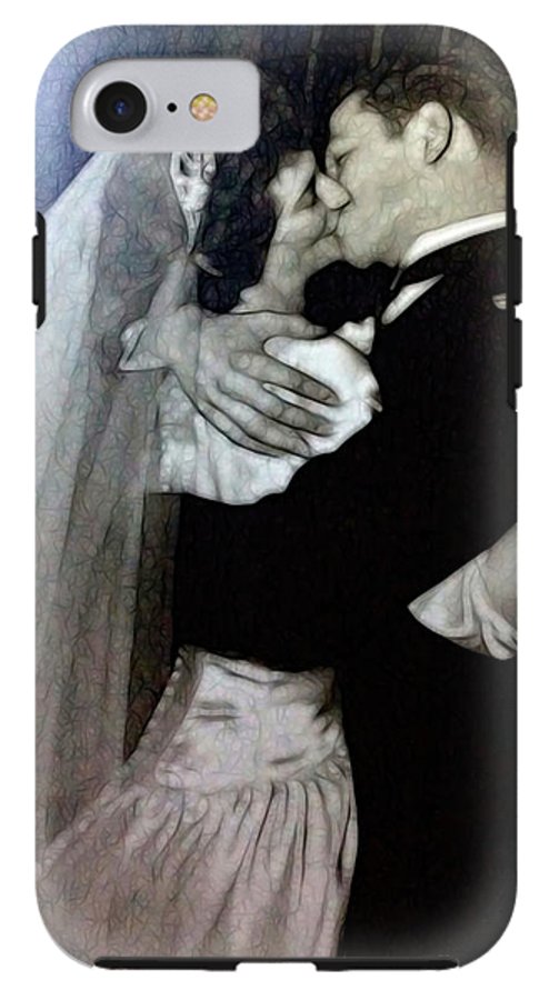 1940s Wedding Kiss - Phone Case