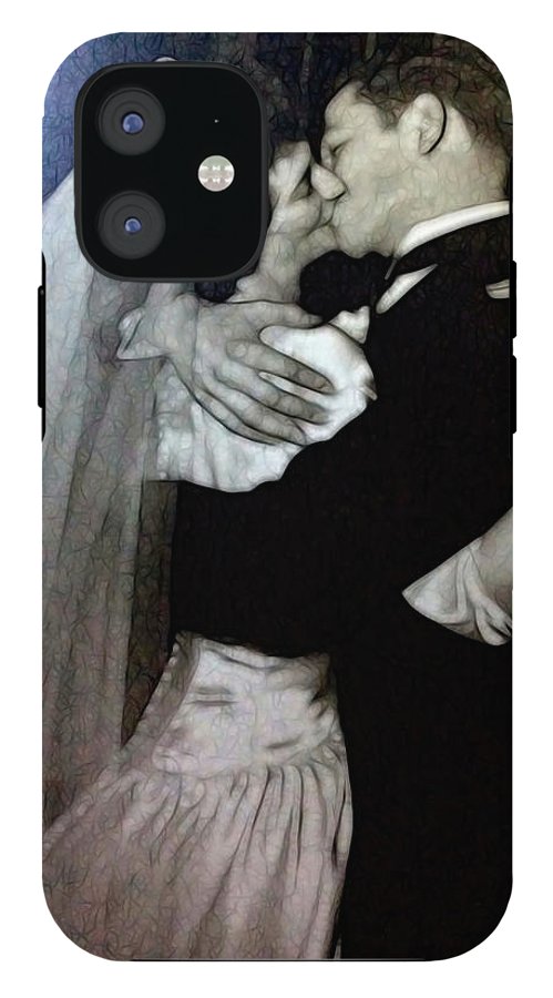 1940s Wedding Kiss - Phone Case