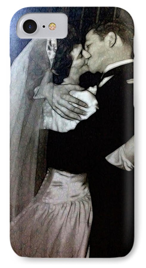 1940s Wedding Kiss - Phone Case