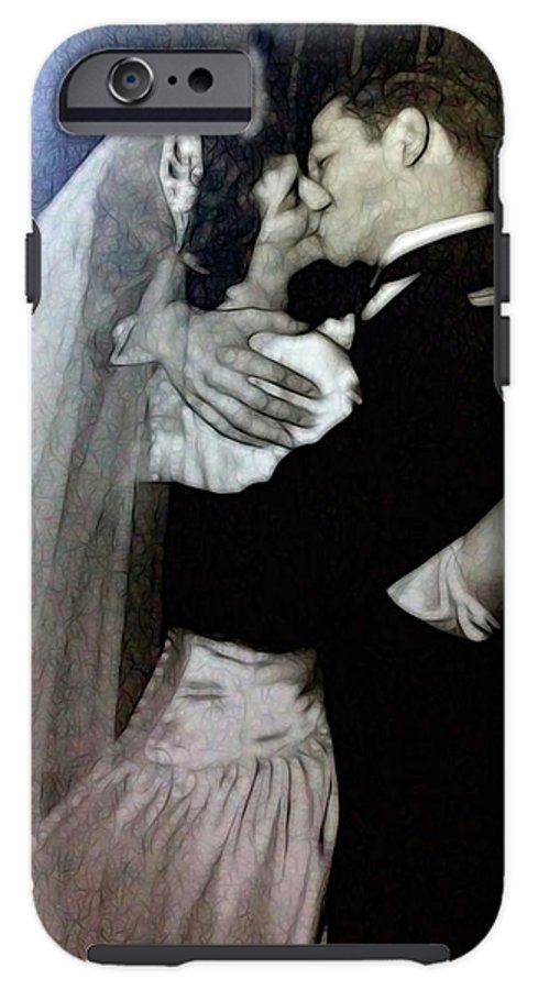1940s Wedding Kiss - Phone Case
