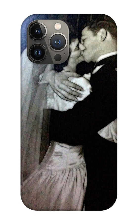 1940s Wedding Kiss - Phone Case